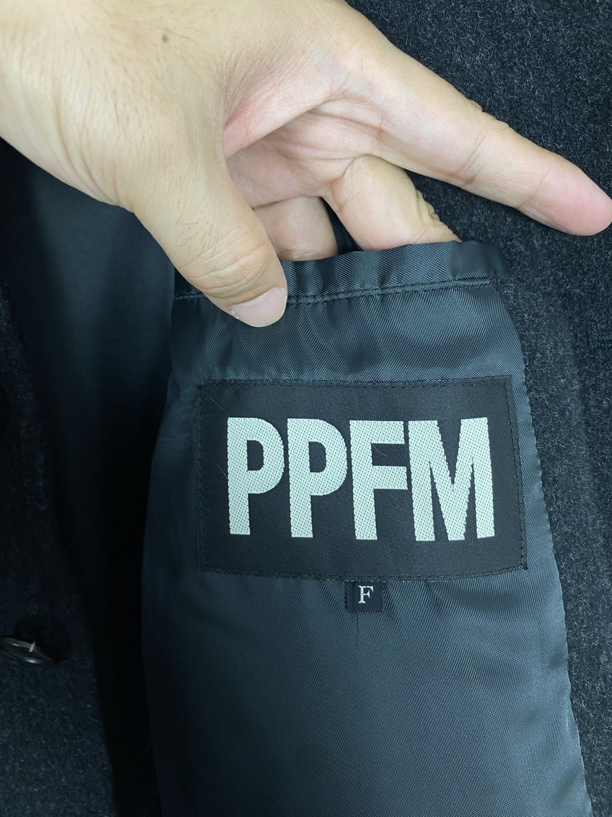 PPFM Rare‼️Vintage PPFM Wool Long Coat Made in Japan Size US M / EU 48-50 / 2 - 5 Thumbnail