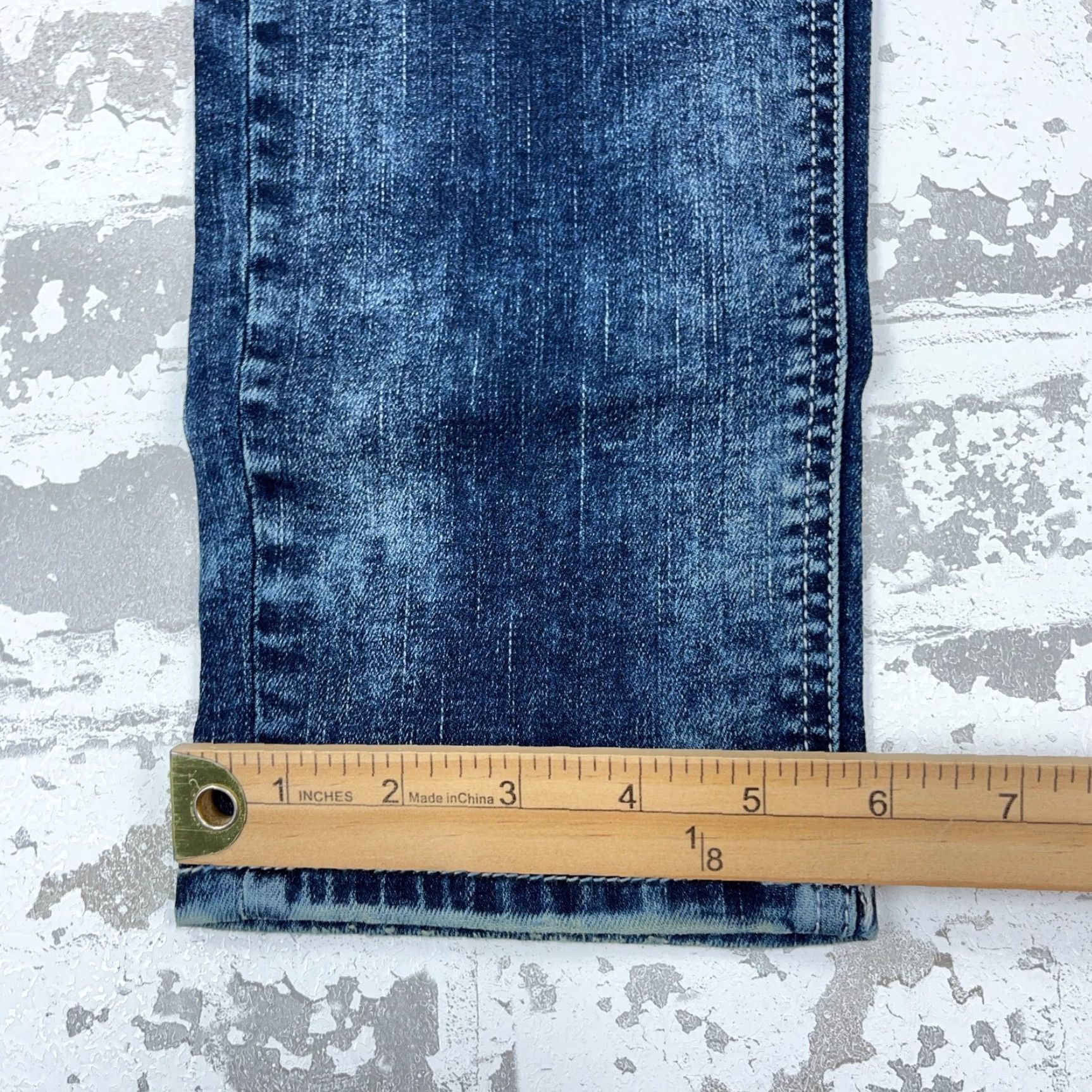 Vintage Maurices Jeans Women 6 Skinny Fit Low Rise Dark Wash Denim Stretch Pockets 5-Pocket Solid Blue Vintage No Mens Womens Boys Girls Size 28" / US 6 / IT 42 - 6 Thumbnail