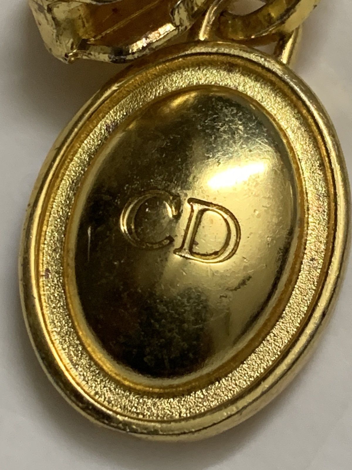 Christian Dior Monsieur Rare Vintage Christian dior CD logo pendant 80s Size ONE SIZE - 4 Thumbnail