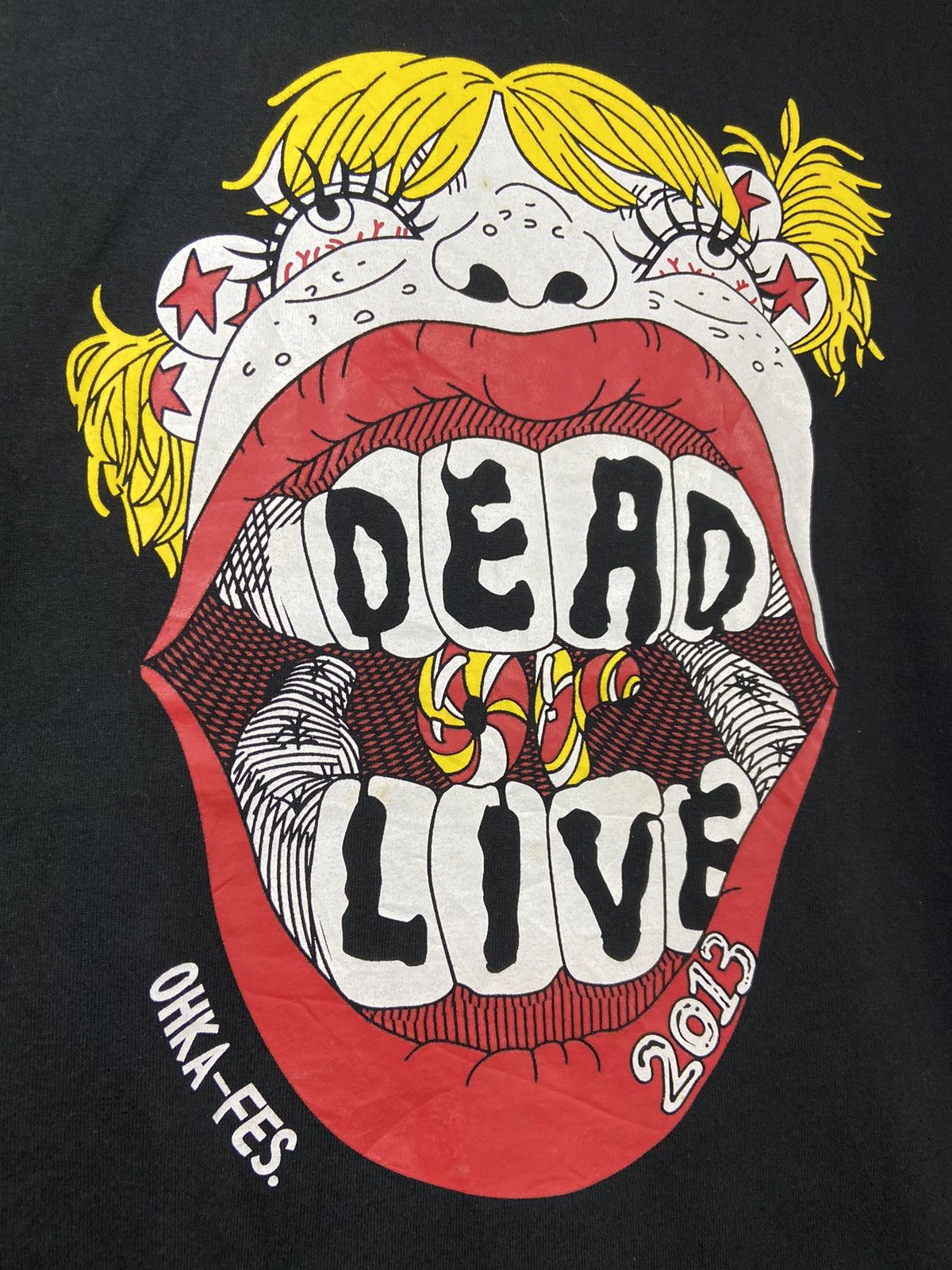 Band Tees DEAD OR LIVE OHKA FESTIVAL 2013 TEE SHIRT Size US L / EU 52-54 / 3 - 5 Thumbnail