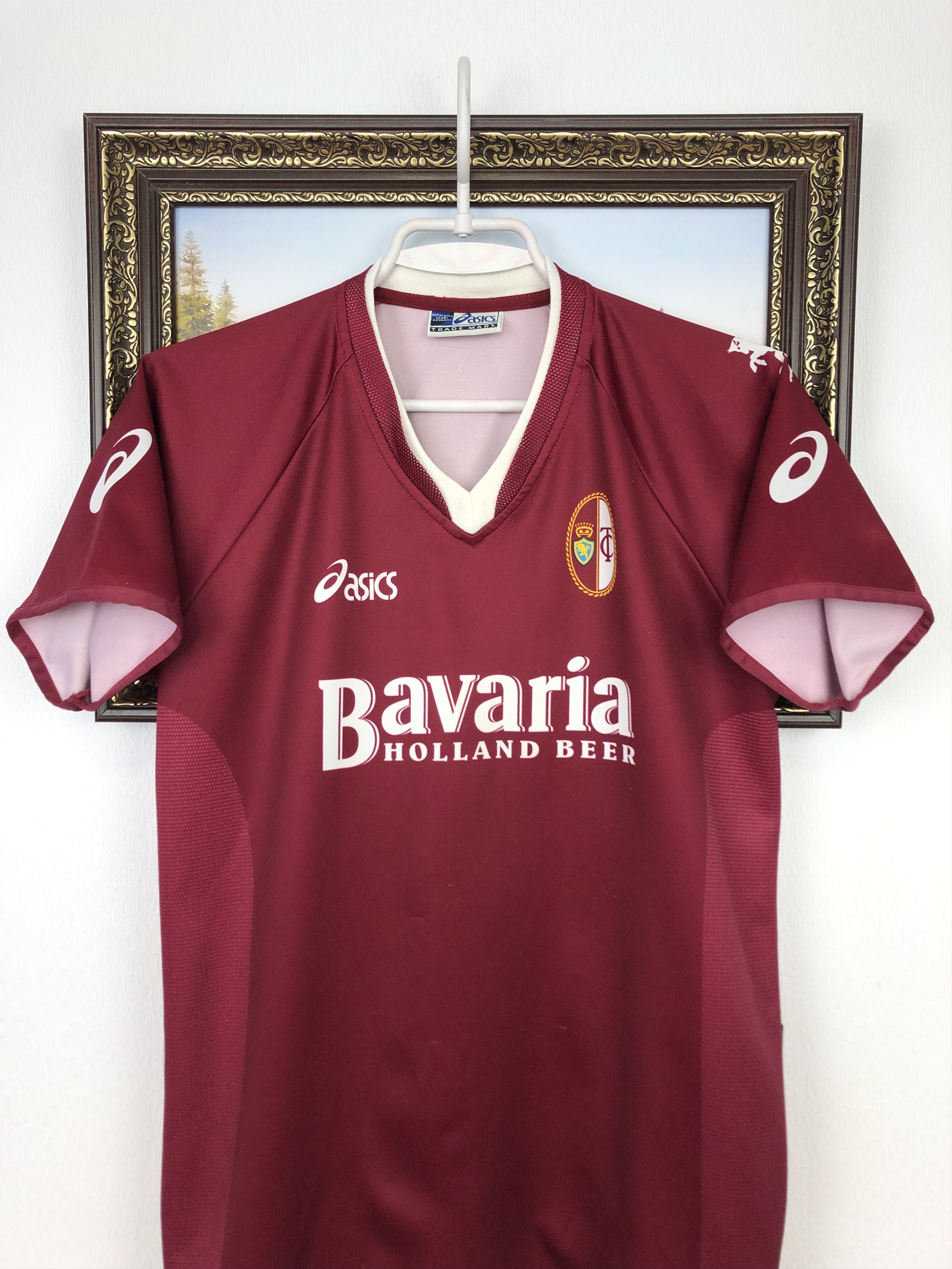Asics Torino football shirt Tee Soccer Maglia Jersey Hype Rare Size US XS / EU 42 / 0 - 2 Thumbnail