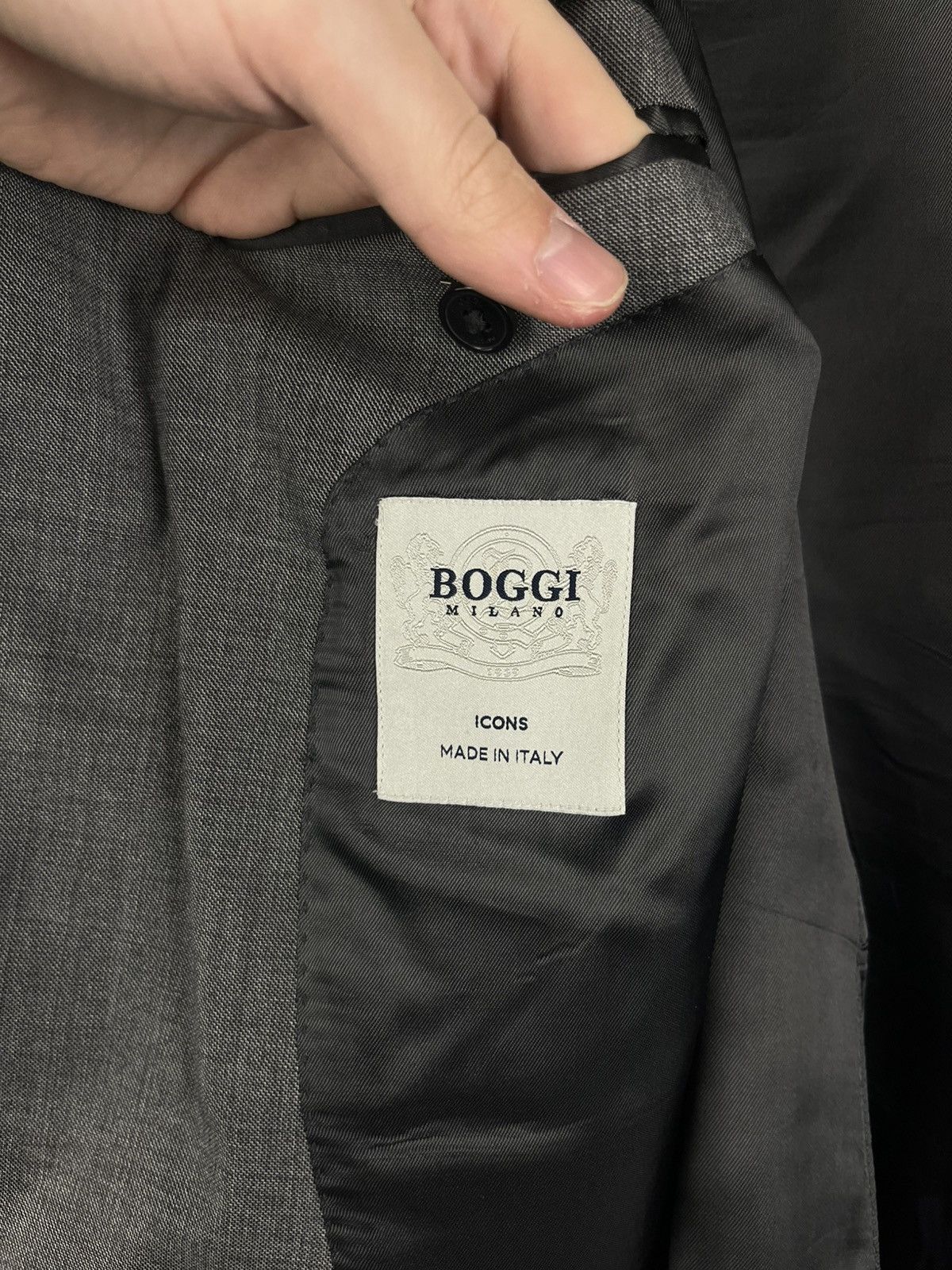 Boggi Boggi Milano Icons Luxury Wool Suit Made in Italy Size 38R - 17 Thumbnail
