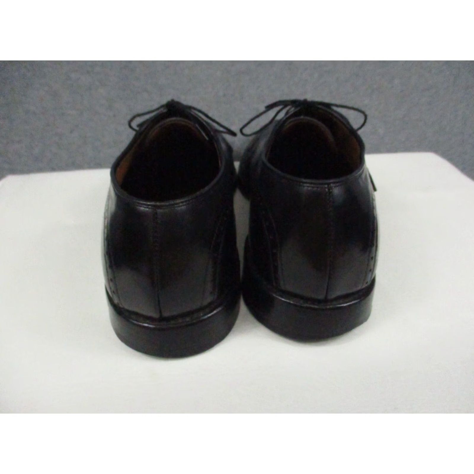 Allen Edmonds Allen Edmonds Kingsley Oxfords Balmoral Saddle Black Leather 12 D Park Avenue Mens Dress Shoes EUC Size US 10 / EU 43 - 6 Thumbnail