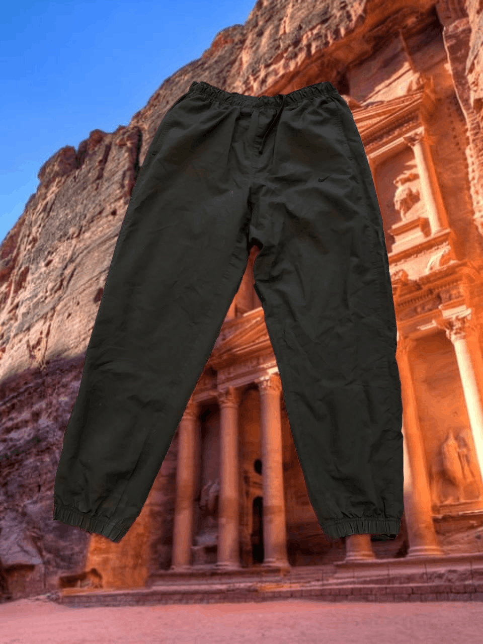 Nike black vintage streetwear casual pants Y2K NIKE logo Size US 34 / EU 50 - 1 Thumbnail