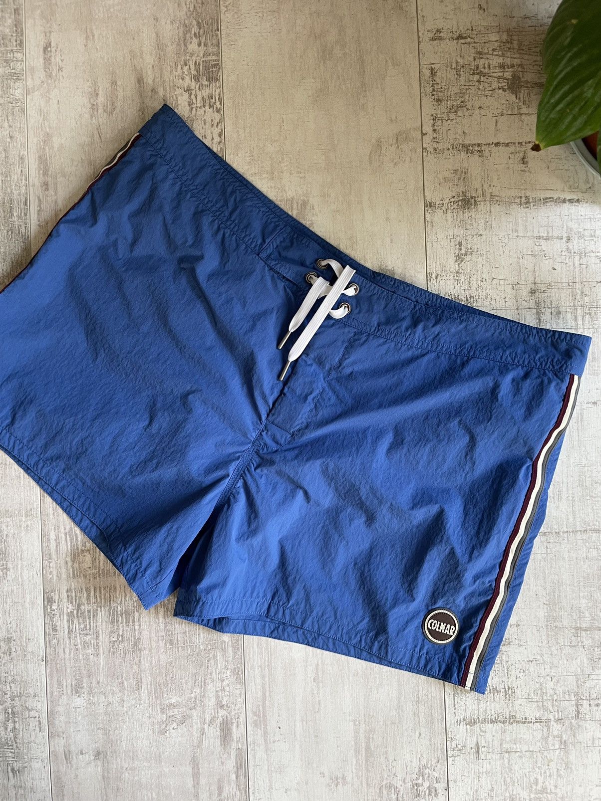 Colmar Colmar Shorts Luxury Blue Lampas Italian Size US 44 / EU 60 - 2 Thumbnail