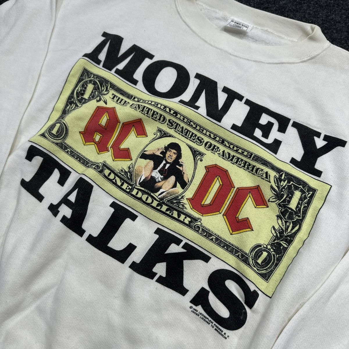 Other 1990 ACDC MONEY TALKS TOUR RARE Size US L / EU 52-54 / 3 - 2 Thumbnail