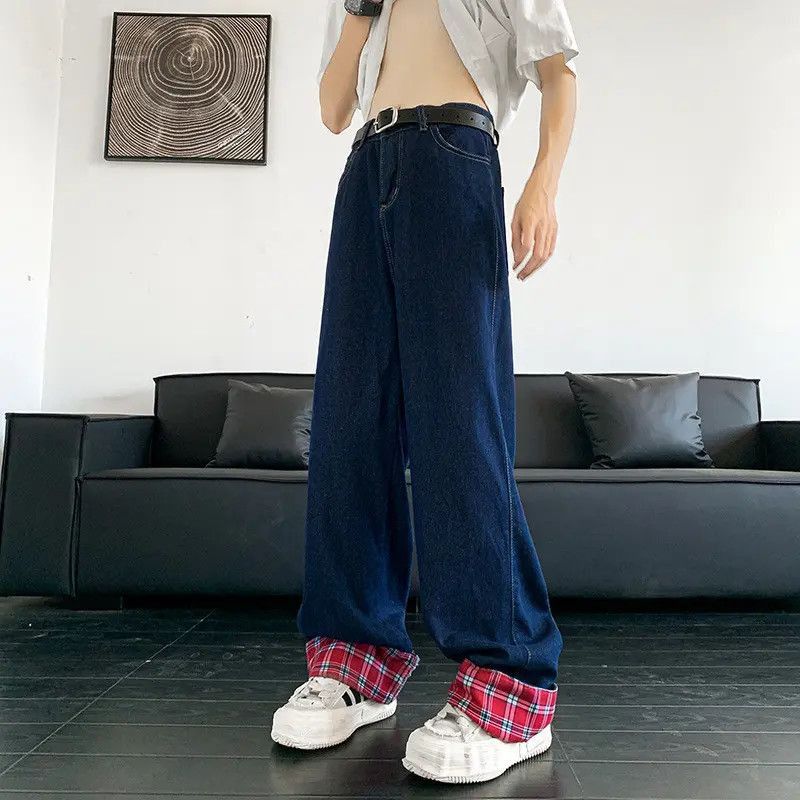 Japanese Brand Retro loose straight leg micro flared jeans Size US 32 / EU 48 - 6 Thumbnail