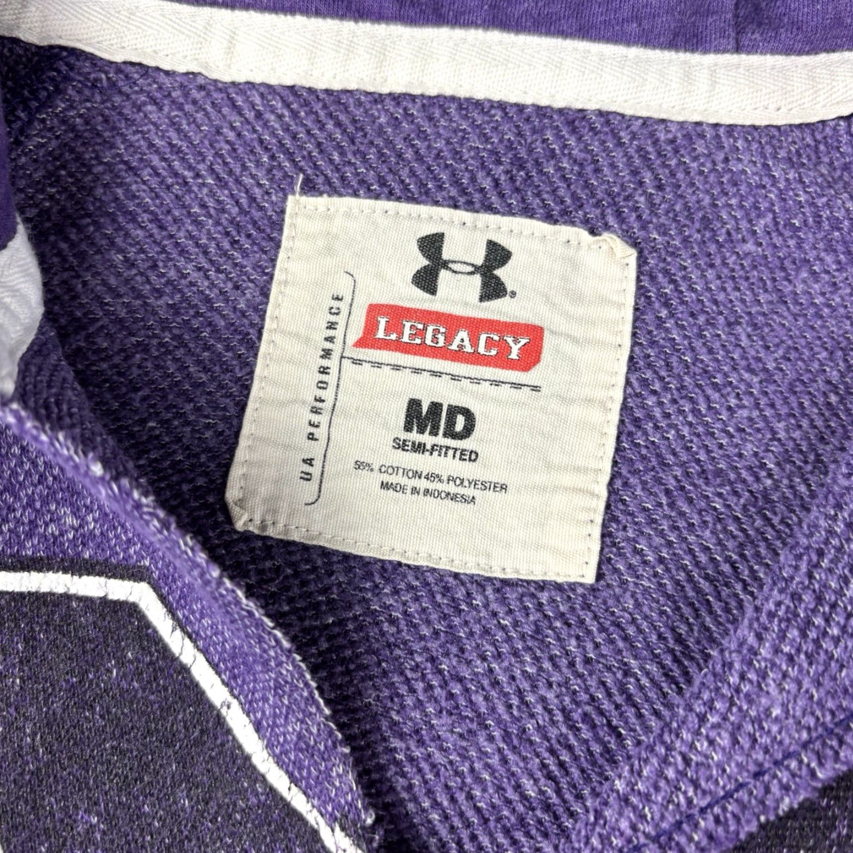 Under Armour Women's Under Armour Legacy Northwestern Wildcats Hoodie M Black Pullover Womens Mens? Size M / US 6-8 / IT 42-44 - 4 Thumbnail
