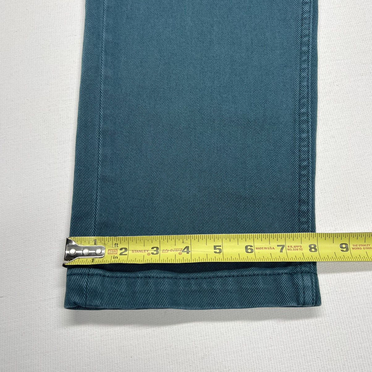 Obey Obey Jeans Teal Straight Cropped Denim Pants Blue Propaganda Size US 30 / EU 46 - 16 Thumbnail