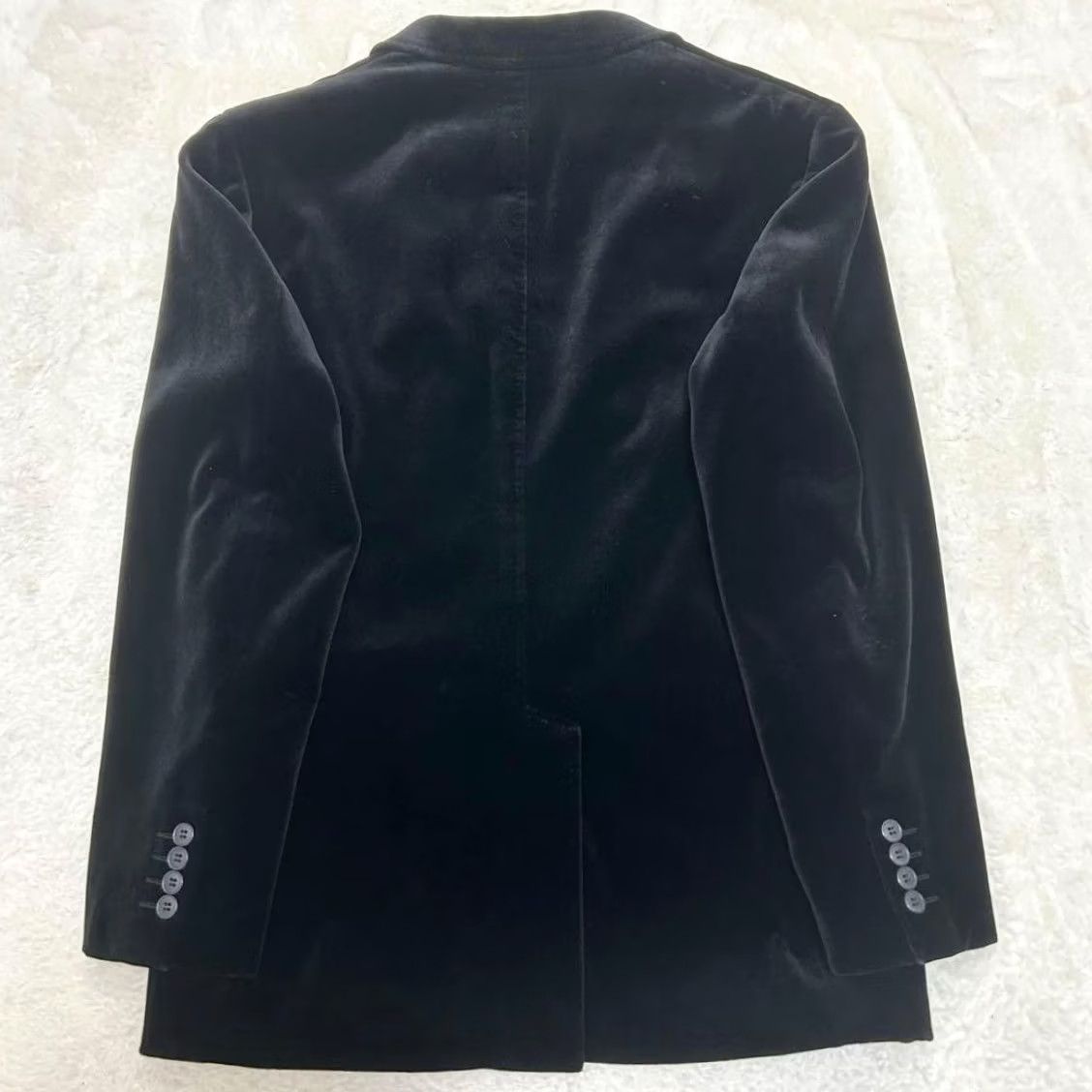 Yohji Yamamoto Yohji Yamamoto A.A.R Velour Tailored Jacket Mens Cotton Black M Size US M / EU 48-50 / 2 - 7 Thumbnail