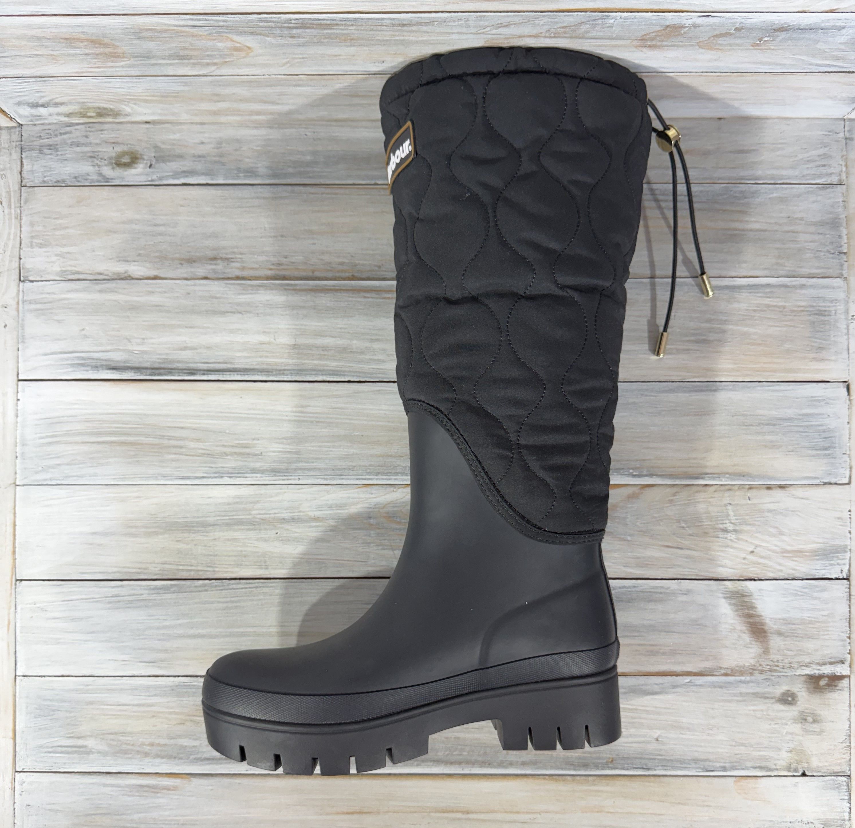 Barbour BARBOUR Marnie High Quilted Wellington Boots British Style Size US 7 / IT 37 - 22 Thumbnail