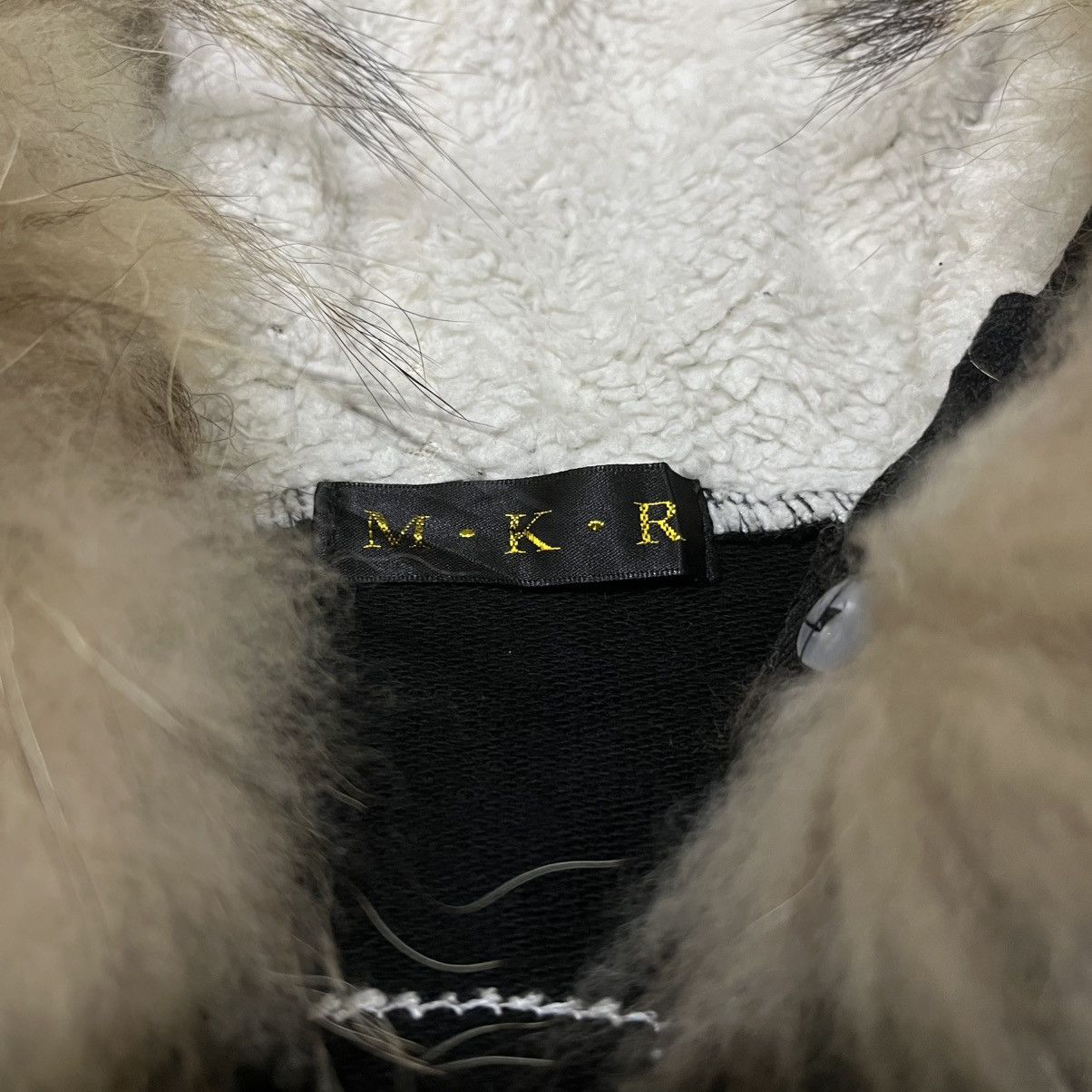 Japanese Brand Y2K MKR Skull Fur Hoodie Size US XS / EU 42 / 0 - 2 Thumbnail
