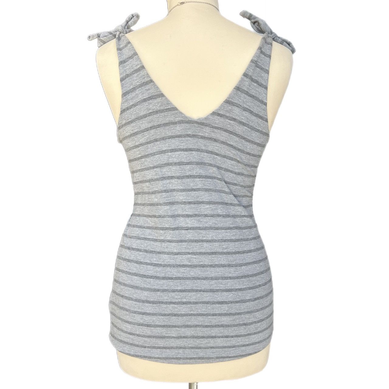 Other y2k gray striped off the shoulder top Size XS / US 0-2 / IT 36-38 - 3 Thumbnail