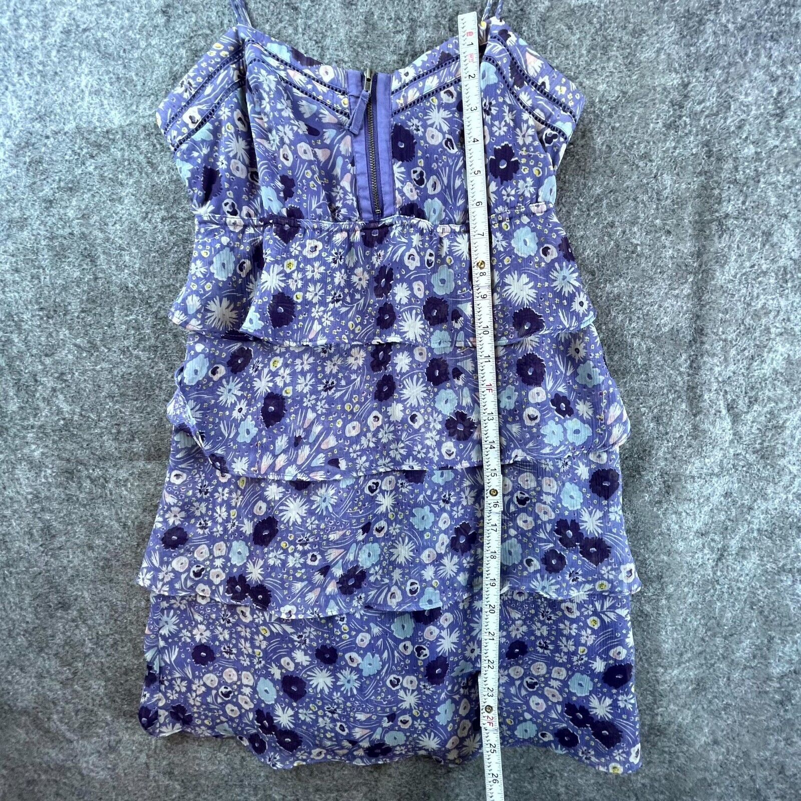 American Eagle Outfitters American Eagle Dress 2 Ruffle Tiered Babydoll Empire Fairy Size XS / US 0-2 / IT 36-38 - 6 Thumbnail