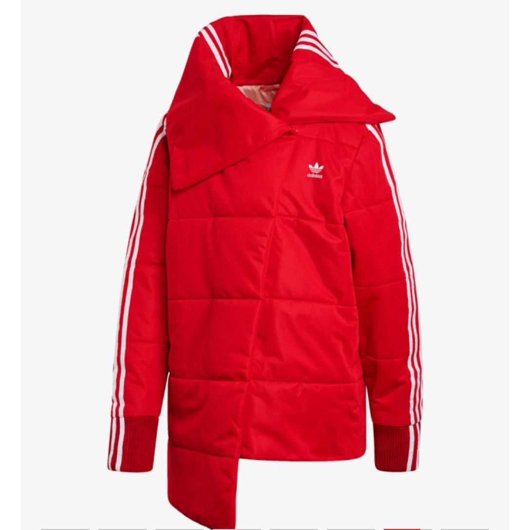 Adidas adidas - TRACKTOP PUFFER Jacket / L / Red Size L / US 10 / IT 46 - 7 Thumbnail