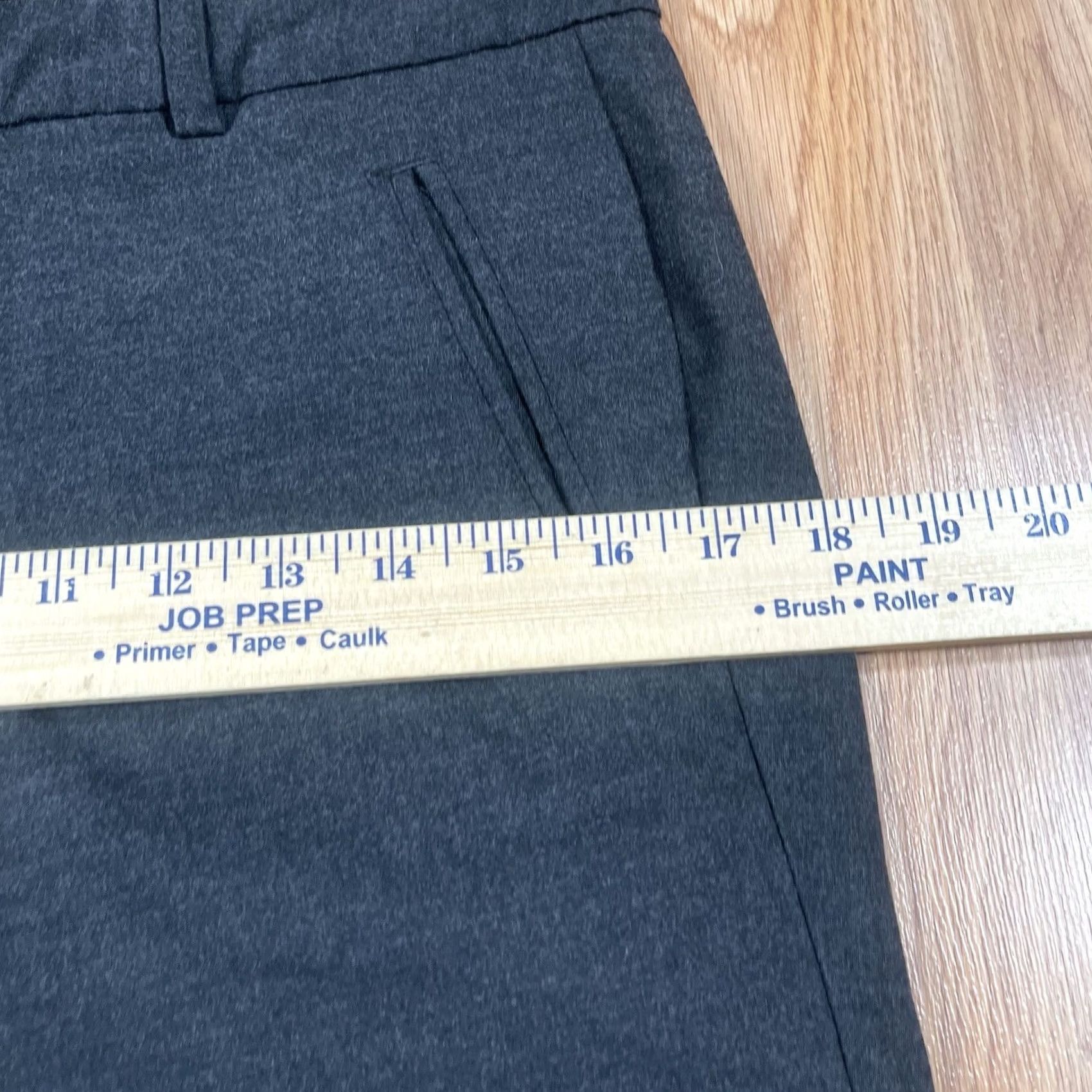 Old Navy Old Navy Womens 6 Gray Stretch Wide Leg Dress Pants - Fast Shipping - Vintage - 31.5 Size 28" / US 6 / IT 42 - 6 Thumbnail