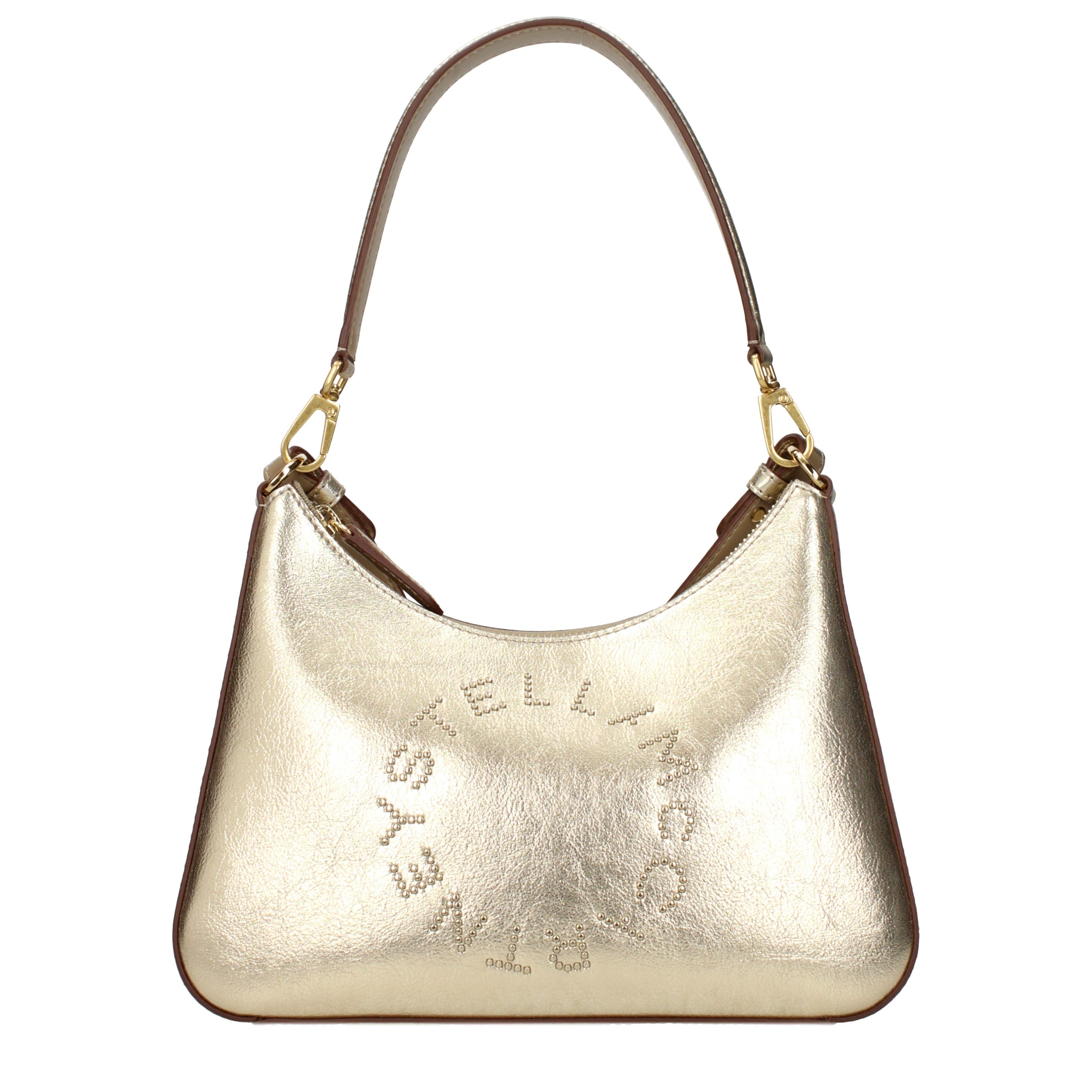Stella McCartney Stella McCartney Shoulder Bags Women Leather Gold/Pale Gold Size ONE SIZE - 1 Thumbnail