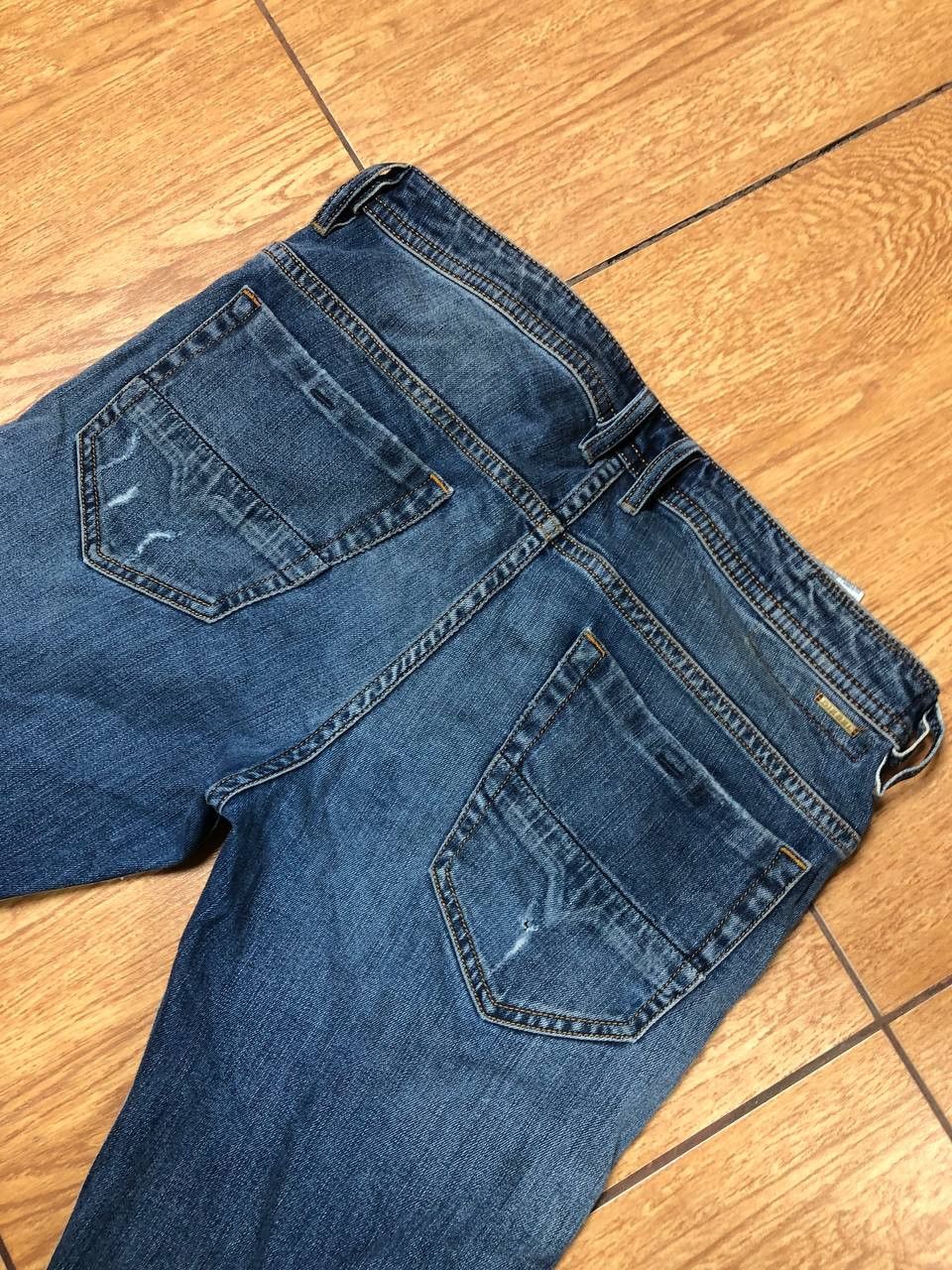 Diesel × Japanese Brand Crazy Crash Dirty Faded Jean Japan Avant Garde Style Size US 33 - 3 Thumbnail
