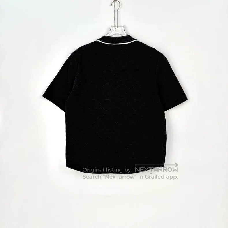 Louis Vuitton Louis Vuitton Black full logo denim short sleeve jacket Size US M / EU 48-50 / 2 - 4 Thumbnail