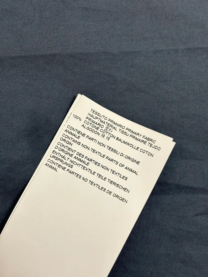 Maison Margiela SS2018 Maison Margiela Dark Grey Signature Short Sleeves Shirt Size US M / EU 48-50 / 2 - 12 Thumbnail