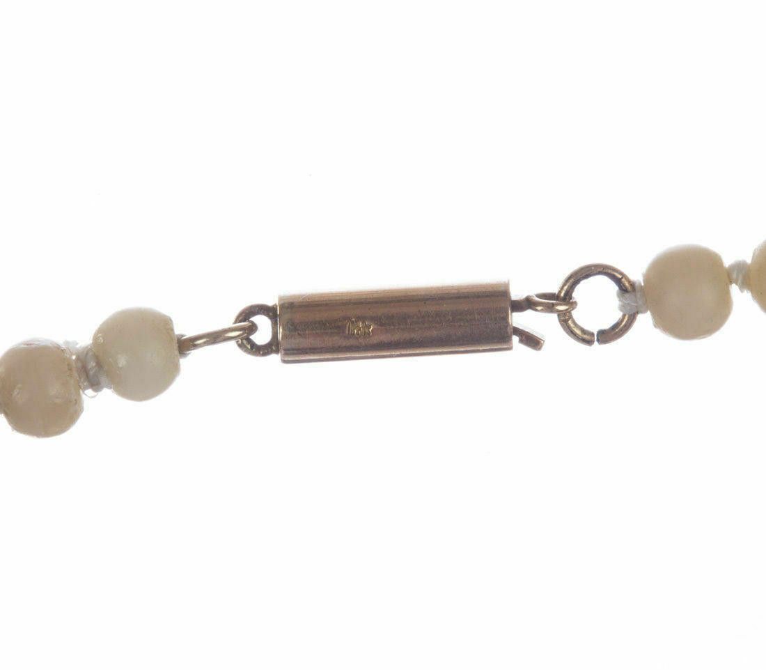 Designer 14 KT Gold Angel Skin Coral Graduated Bead Necklace Size ONE SIZE - 5 Thumbnail