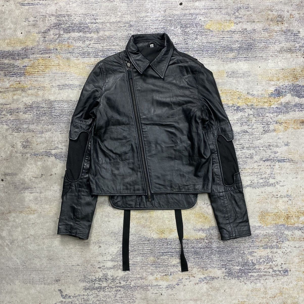 Archive Helmut Lang bikers leather jacket