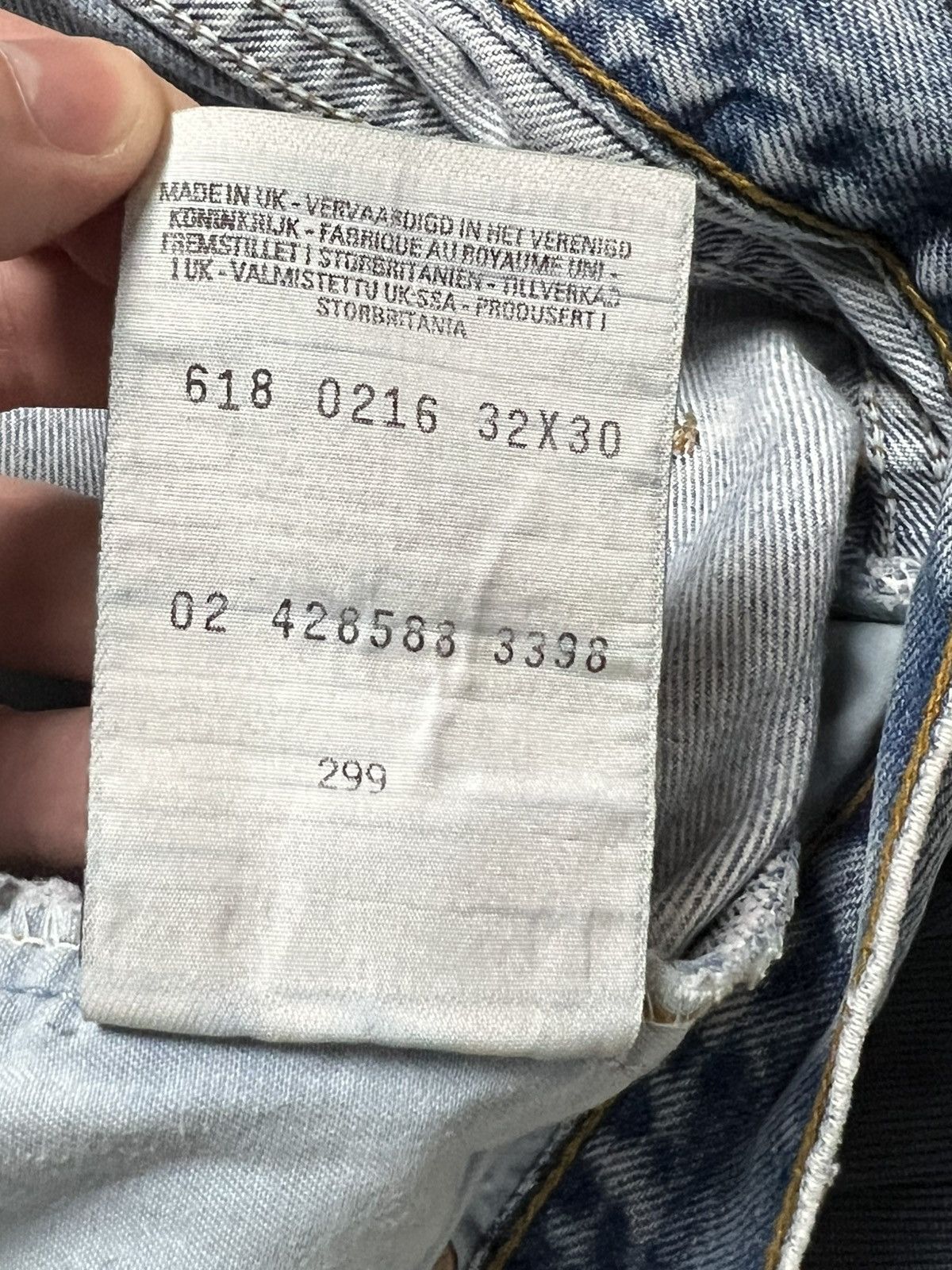 Levi's Vintage Levi’s 618 LVC men’s jeans made in UK Size US 32 / EU 48 - 8 Thumbnail