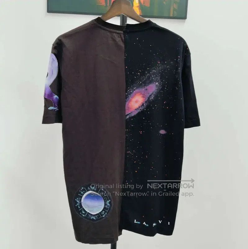 Lanvin Lanvin Black Graphic Short Sleeve T-Shirt . Size US S / EU 44-46 / 1 - 2 Thumbnail