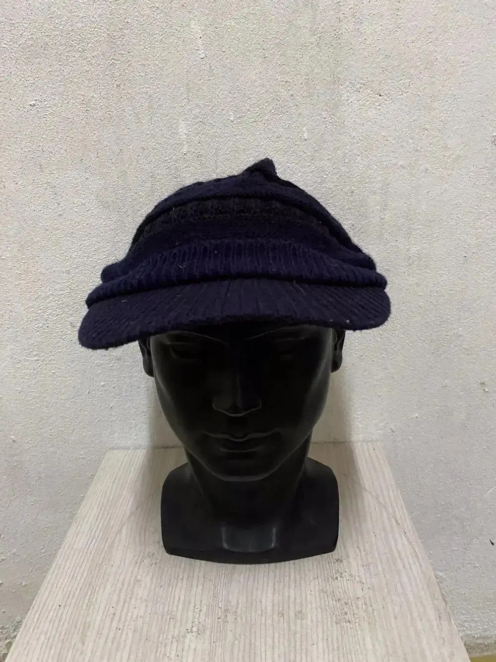 Japanese Brand Japanese Brand Double Focus Knit Visor Beanie Hat Size ONE SIZE - 3 Thumbnail