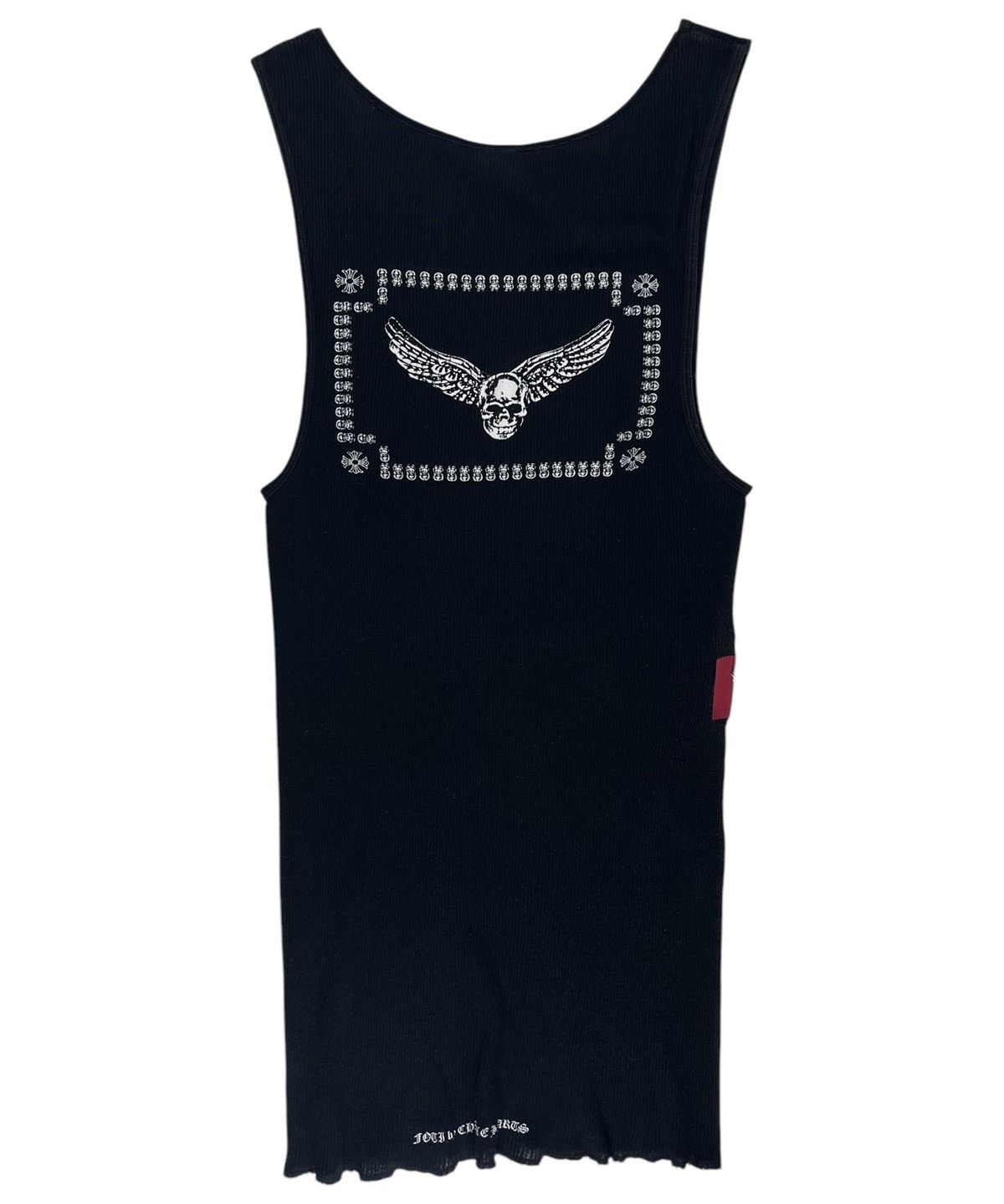 Chrome Hearts Chrome Hearts Foti Winged Skull Red Wifebeater