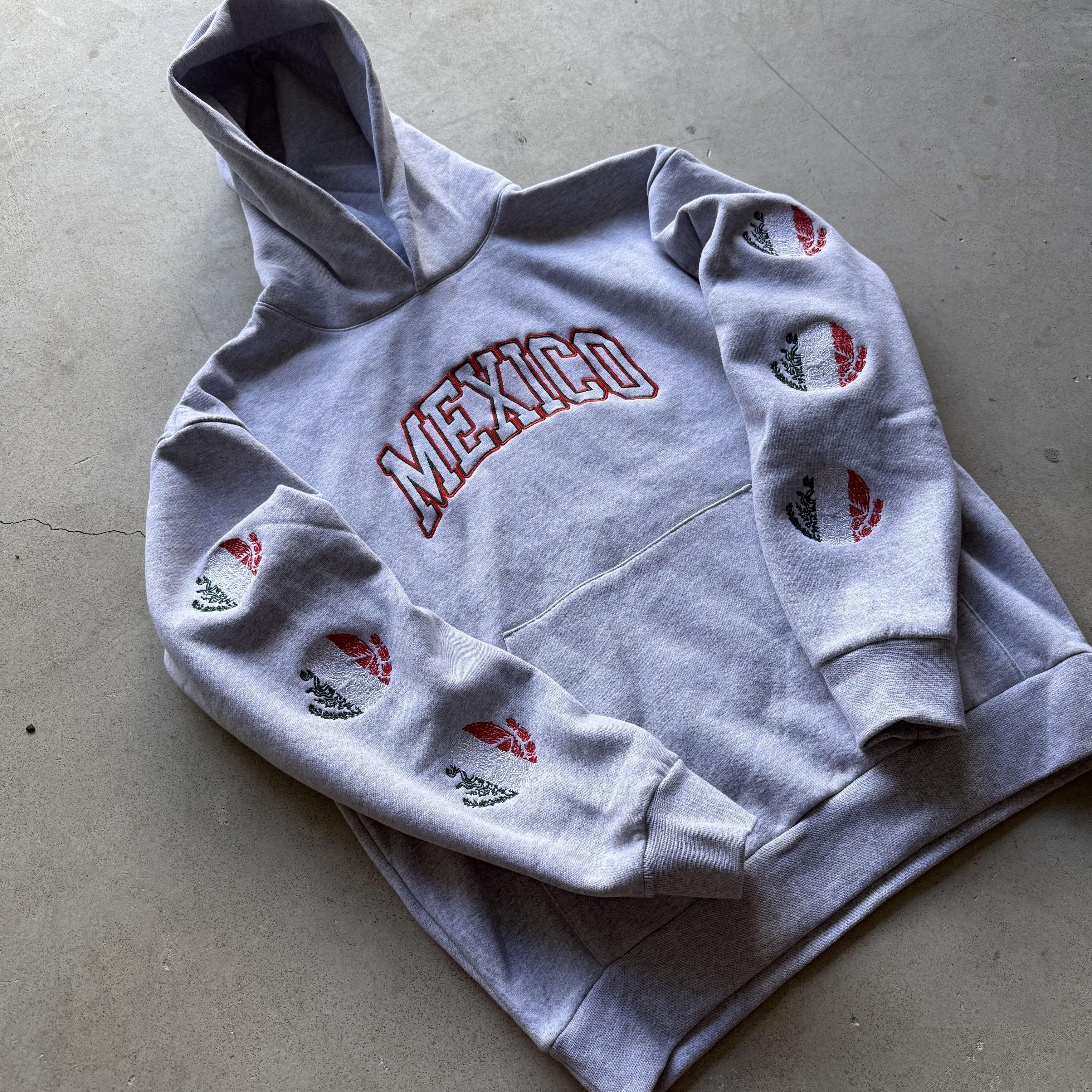 Mexico All over embroidered Hoodie