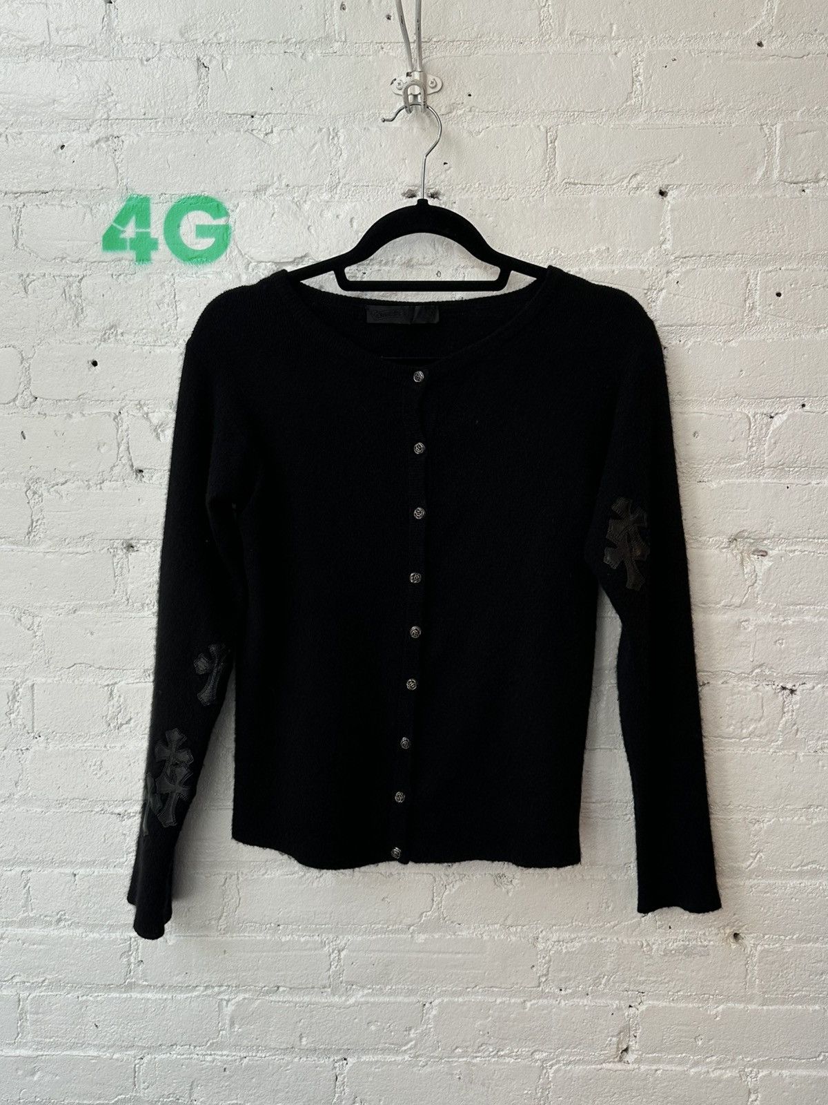 Chrome Hearts CHROME HEARTS CASHMERE PATCHED SWEATER Size US M / EU 48-50 / 2 - 3 Thumbnail