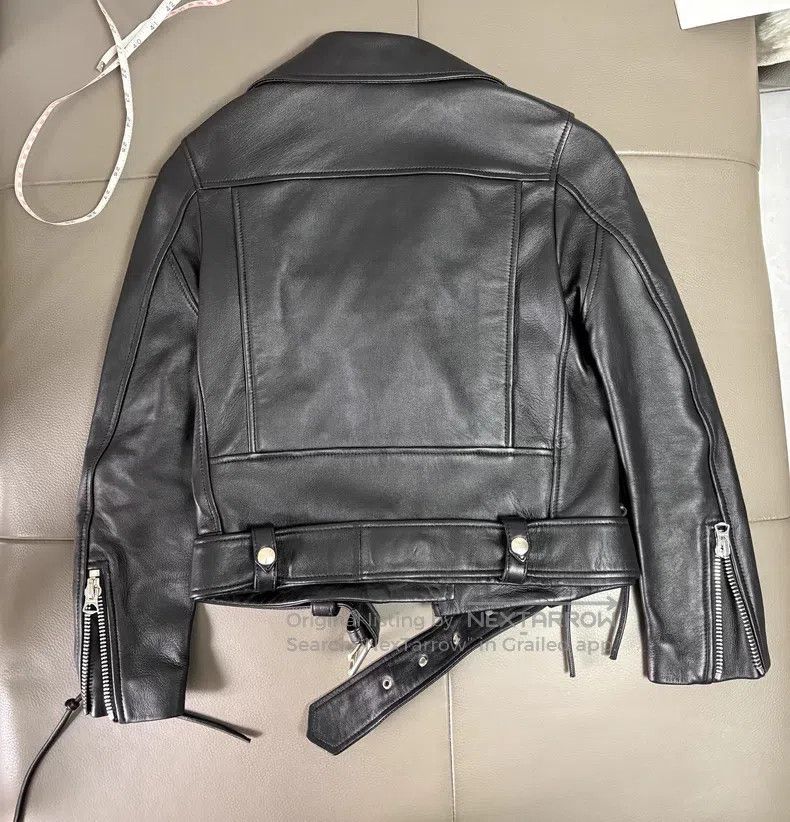 Acne Studios Acne Studios Women's Biker Leather Jacket Size 4XL / US 24-26 - 2 Thumbnail