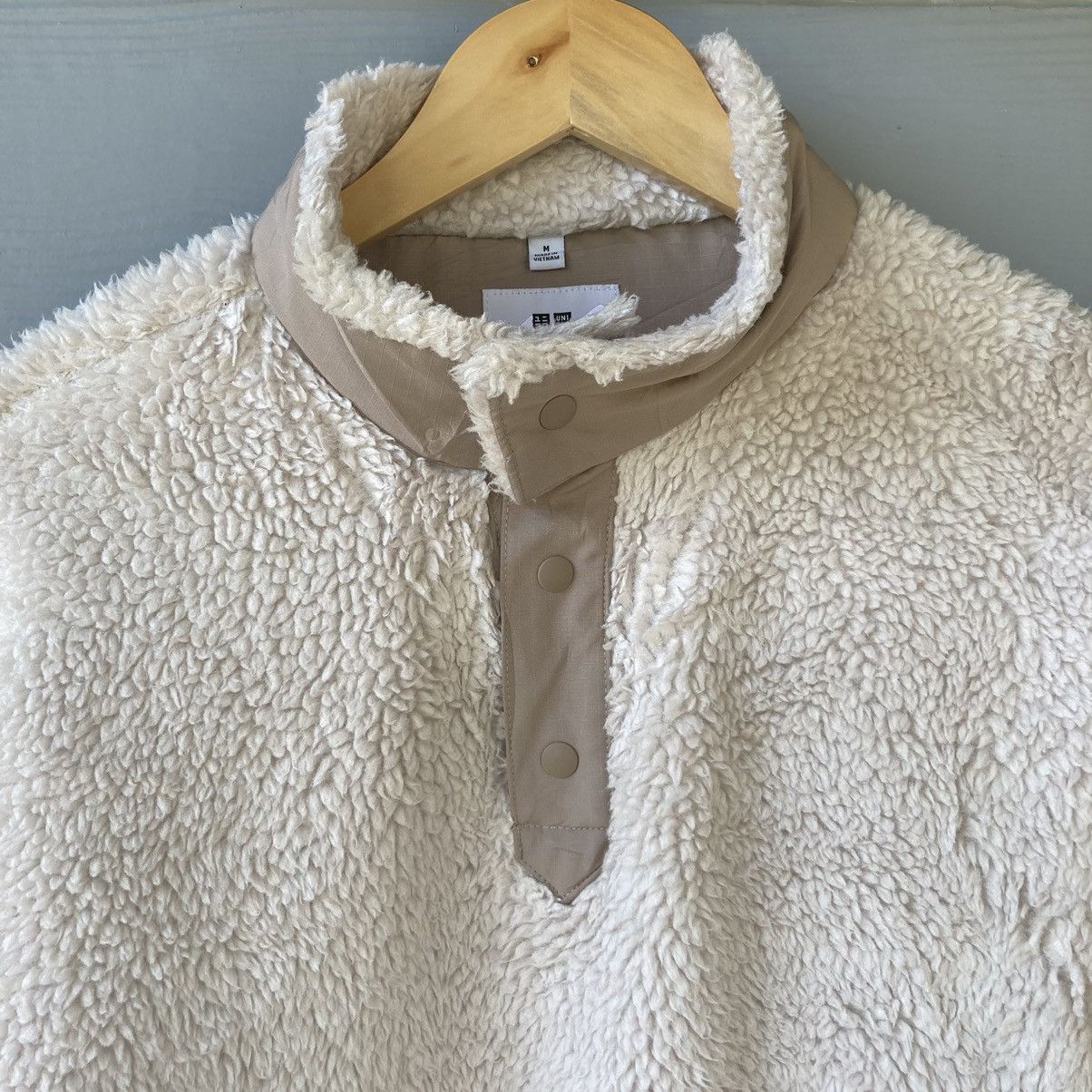 Vintage Vintage Uniqlo White Mountaineering Fleece Sweater Size US M / EU 48-50 / 2 - 4 Thumbnail