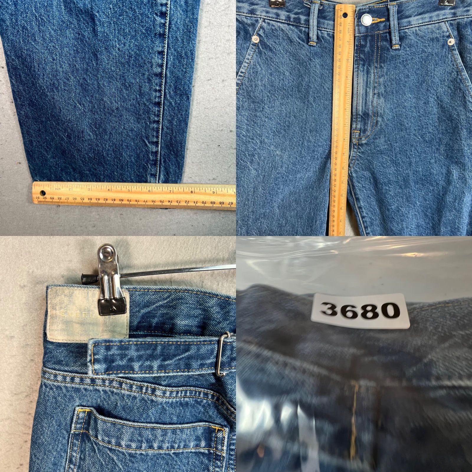 Everlane Everlane The Cinched Utility Jeans High Rise Denim 25 Womens 100% Cotton Jeans Blue Womens Size 26" / US 2 / IT 38 - 8 Thumbnail