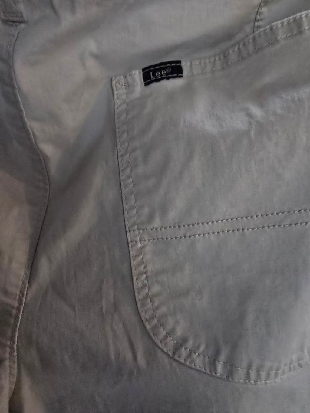 Lee Women's Lee Beige Cargo Shorts Plus Size 22M Size 22" - 4 Thumbnail