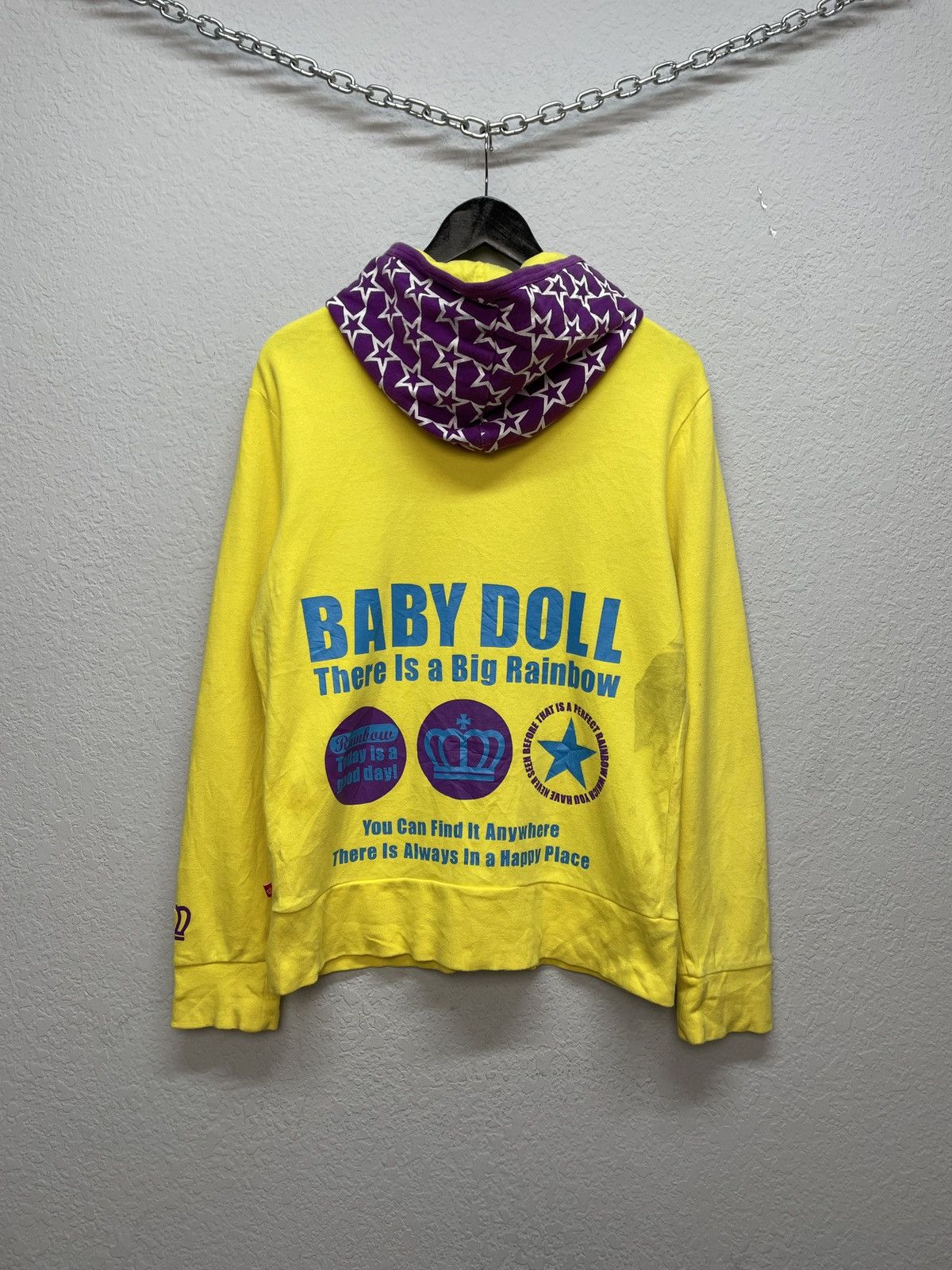 Japanese Brand Vintage Y2K Baby Doll Japanese Style Zip Hoodie Wiwiene Size US M / EU 48-50 / 2 - 7 Thumbnail