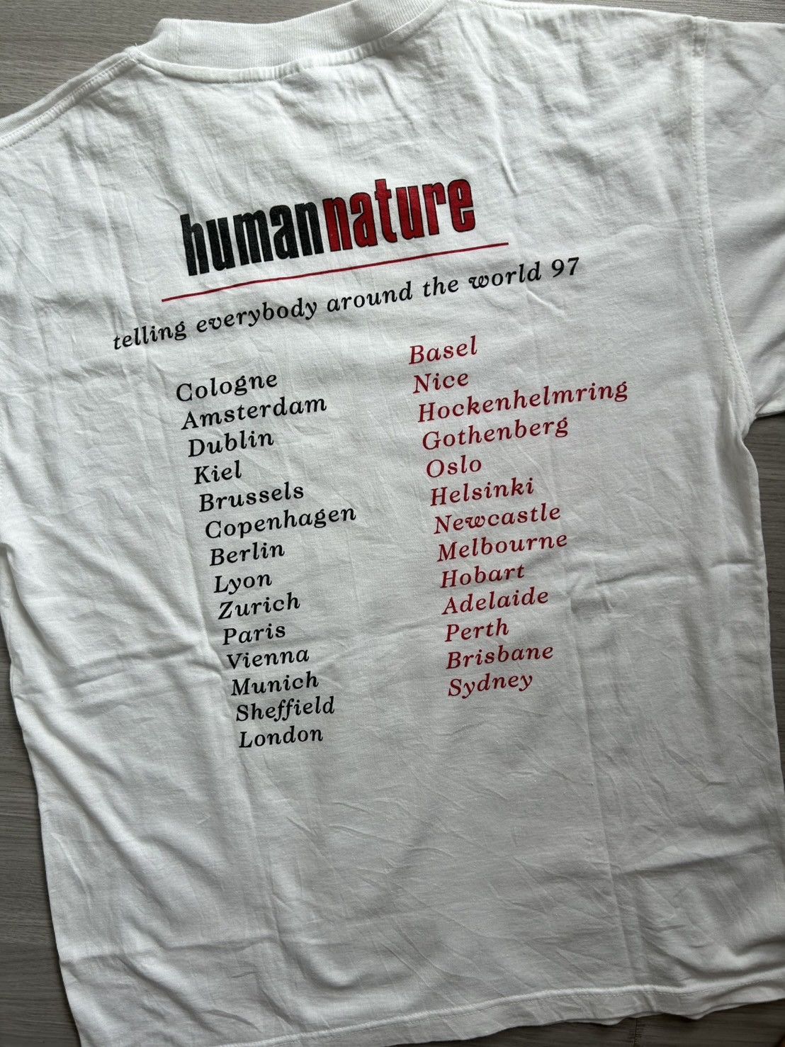 Vintage Human Nature Vintage T Shirt 90’ Size US M / EU 48-50 / 2 - 5 Thumbnail