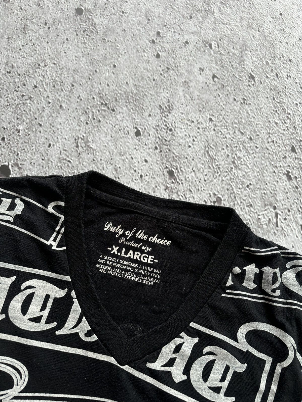 Hysteric Glamour Y2k Duty of the chcice Full Print Tshirt Size US XL / EU 56 / 4 - 5 Thumbnail