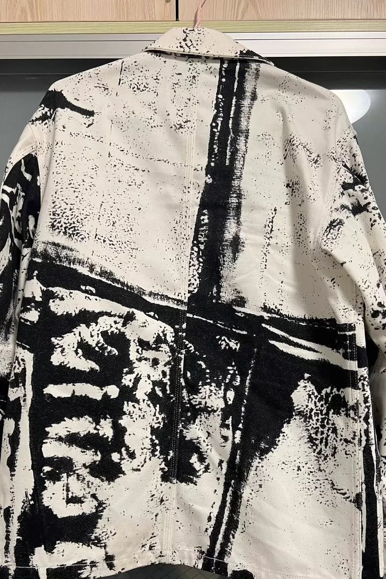 Alexander McQueen Alexander Mcqueen Tie-dyed denim workwear jacket Size US M / EU 48-50 / 2 - 2 Thumbnail