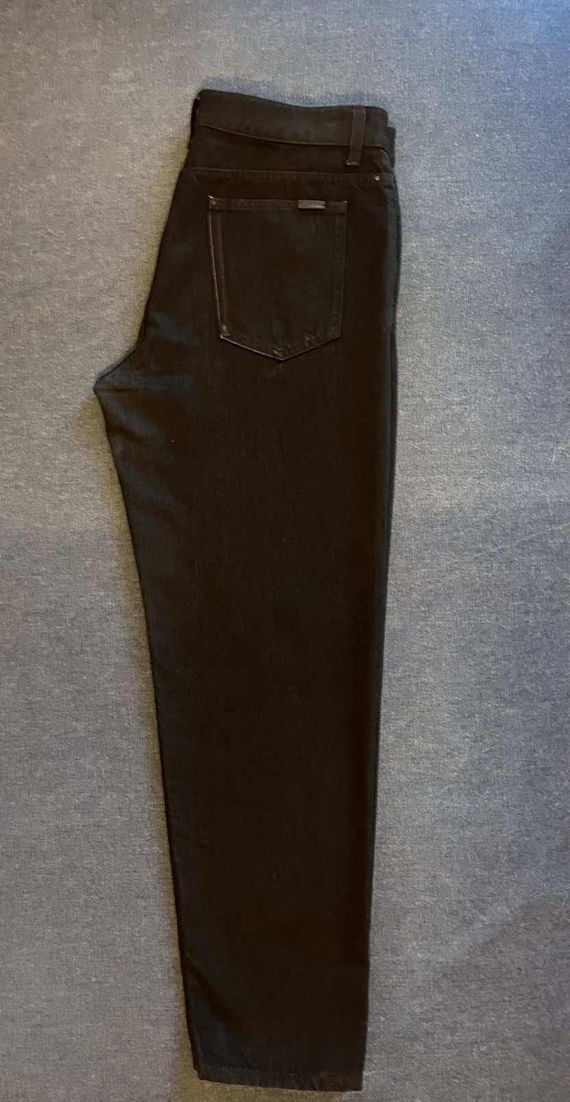 Saint Laurent Paris Saint Laurent Paris, Carrot Denim Pants in Black, D-26 34 Size US 34 / EU 50 - 3 Thumbnail