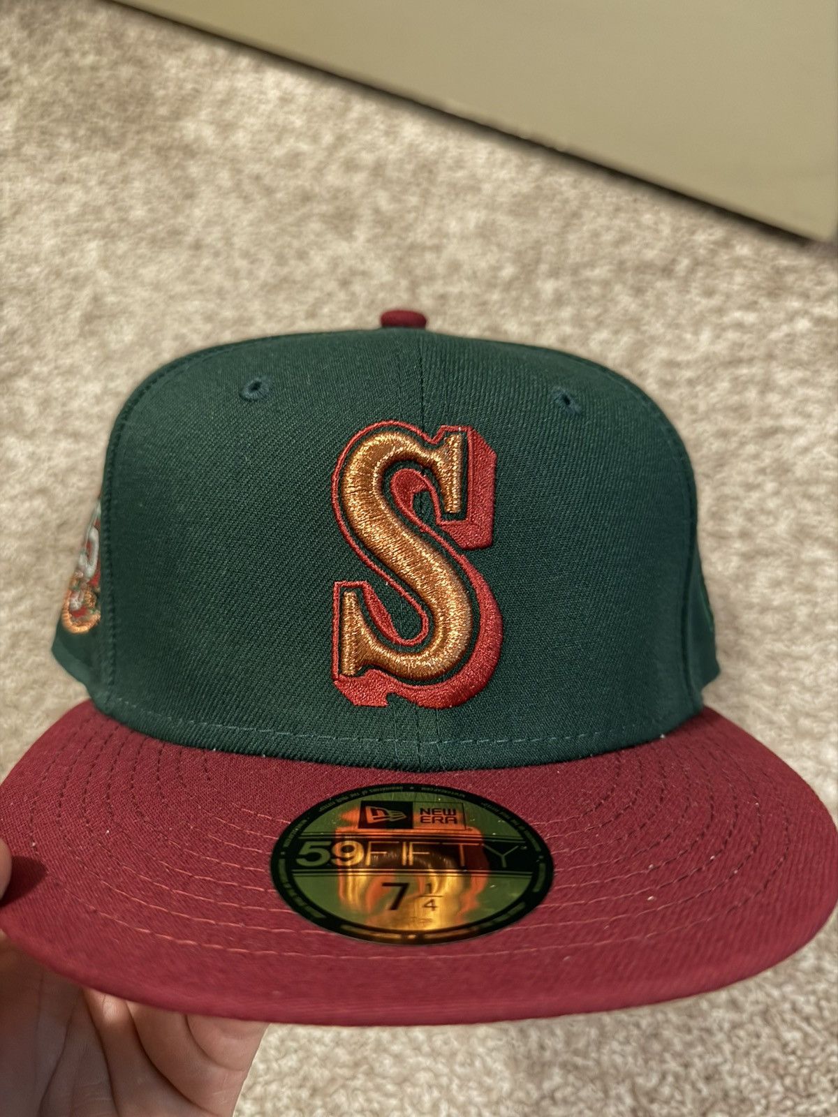 New Era 7 1/4 New Era Seattle Mariners 35th Anniversary Fitted Size ONE SIZE - 2 Thumbnail