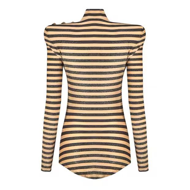 Balmain o1g2r1mq0924 T-Shirts in Khaki & Noir Size M / US 6-8 / IT 42-44 - 2 Thumbnail