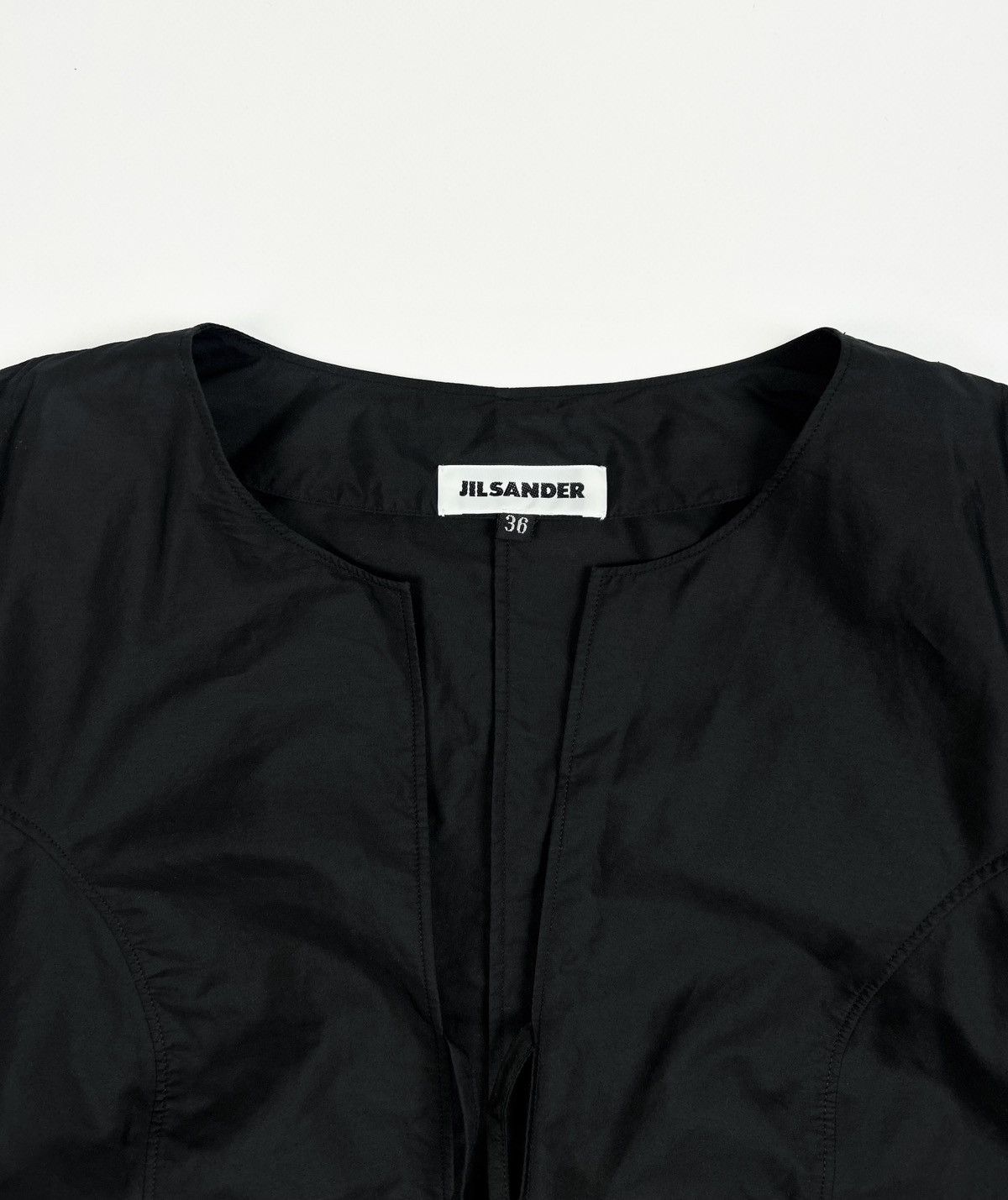 Jil Sander Rare JIL SANDER Blouse Black Top Avant Garde Size S Size S / US 4 / IT 40 - 7 Thumbnail