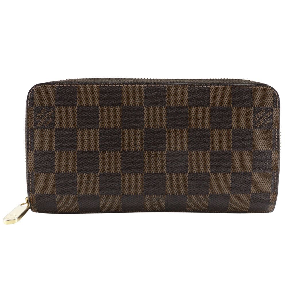 Louis Vuitton Louis Vuitton Louis Vuitton Zippy Wallet Damier Wallet Canvas Long Wallet N60015 DUTY FREE for USA Size ONE SIZE - 1 Thumbnail