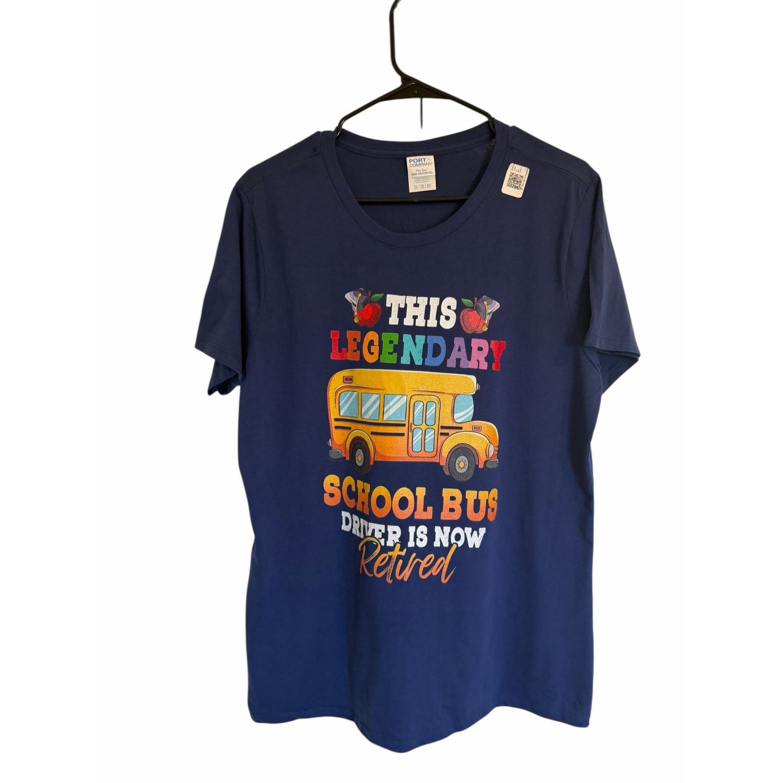 Other Blue School Bus Driver Short Sleeve Crew Neck T-Shirt Size M / US 6-8 / IT 42-44 - 2 Thumbnail