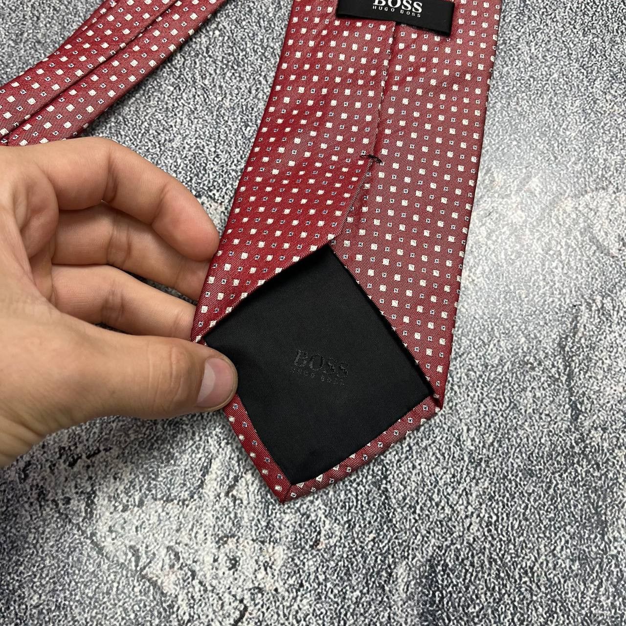 Hugo Boss HUGO BOSS Men's Silk Tie Striped Pattern Luxury Designer Size ONE SIZE - 6 Thumbnail
