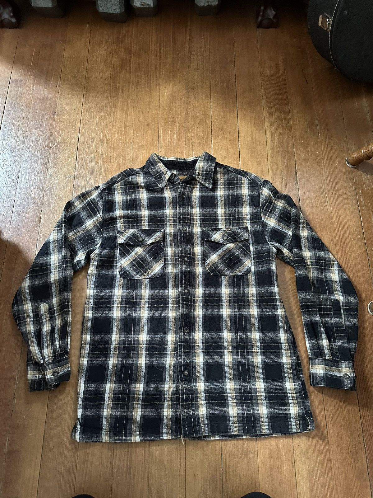 Vintage Vintage flannel plaid shirt Size US M / EU 48-50 / 2 - 1 Thumbnail
