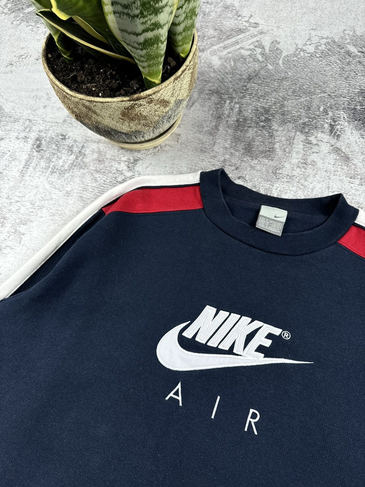 Nike Nike Air 90S Center Swoosh Logo Sport Sweatshirt Y2K Hoodie Size US M / EU 48-50 / 2 - 6 Thumbnail