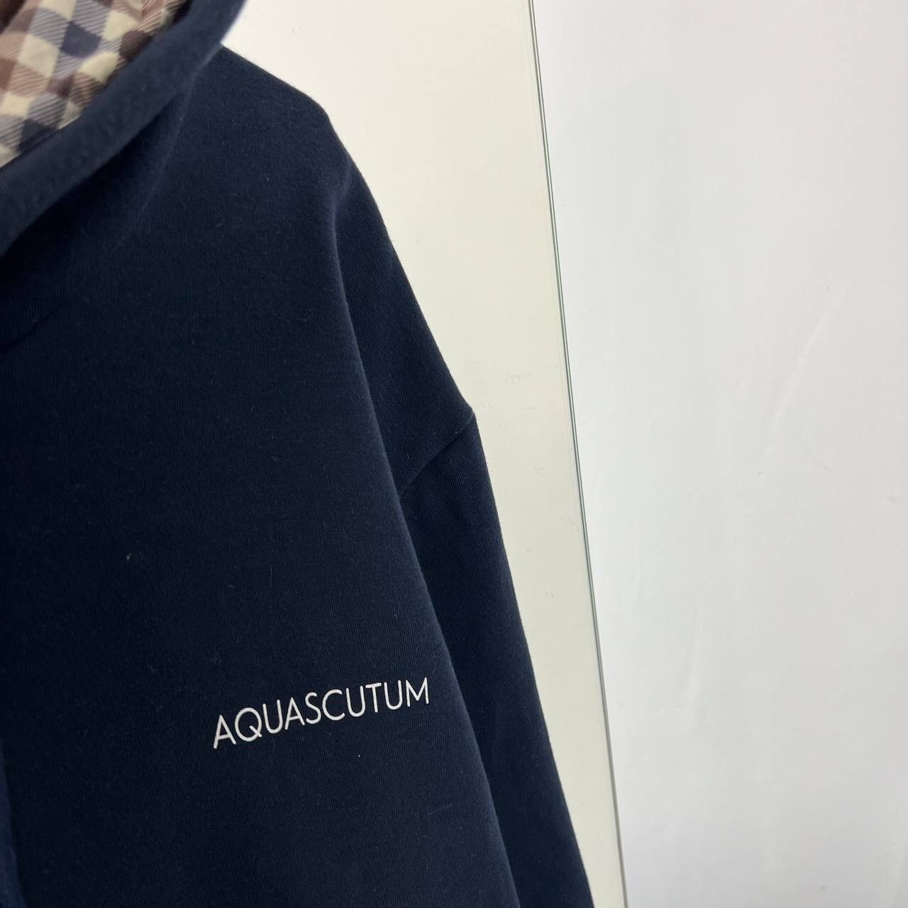 Aquascutum Aquascutum London Vintage Zip Hoodie Big Logo Casual Y2k Size US XL / EU 56 / 4 - 4 Thumbnail